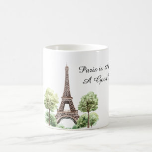 Parijs is altijd een goed idee Eiffeltoren Koffiemok