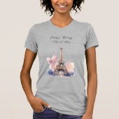 Parijs is altijd een goed idee Eiffeltoren T-shirt (Voorkant)