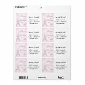 Parijs is altijd een goed idee etiket (Full Sheet)