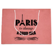 Parijs is altijd een goed idee groot cadeauzakje (Voorkant)
