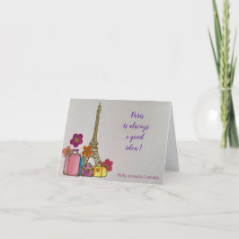 Parijs is altijd een goed idee kaart