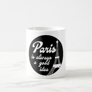 Parijs is altijd een goed idee koffiemok