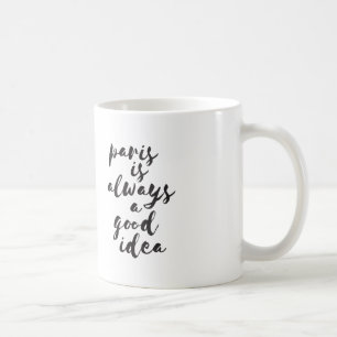 Parijs is altijd een goed idee. koffiemok
