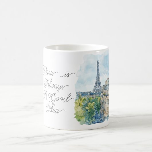 Parijs is altijd een goed idee koffiemok (Center)
