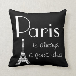Parijs is altijd een goed idee kussen