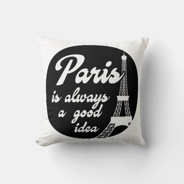 Parijs is altijd een goed idee kussen (Voorkant)