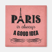 Parijs is altijd een goed idee magneet (Voorkant)