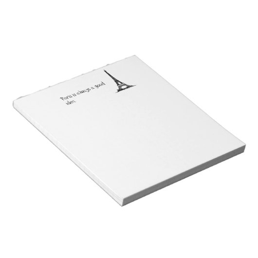 Parijs is altijd een goed idee notitieblok (Schuin)