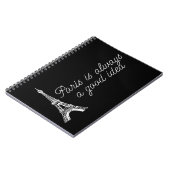 Parijs is altijd een goed idee notitieboek (Linkerzijde)