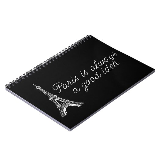 Parijs is altijd een goed idee notitieboek (Linkerzijde)