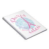 Parijs is altijd een goed idee notitieboek (Rechterzijde)