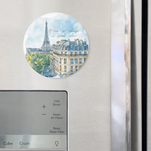Parijs is altijd een goed idee Paspoort Magneet (Insitu (Koelkast))
