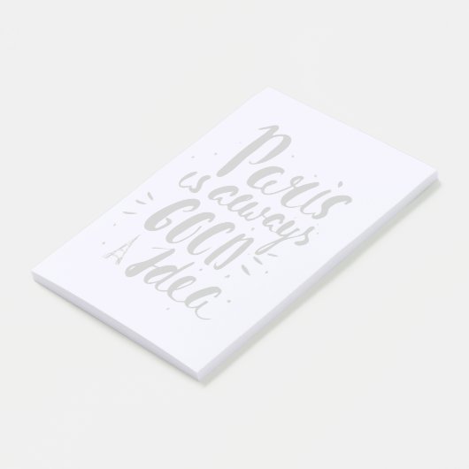 Parijs is altijd een goed idee post-it® notes (Schuin)