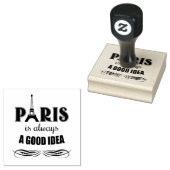Parijs is altijd een goed idee rubberstempel (Gestempeld)
