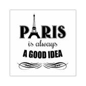 Parijs is altijd een goed idee rubberstempel (Afrduk)
