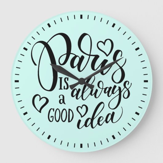 Parijs is altijd een goed idee script grote klok (Voorkant)