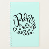 Parijs is altijd een goed idee script planner (Voorkant)