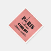 Parijs is altijd een goed idee servet (Hoek)