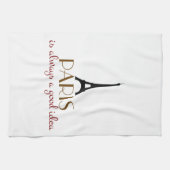 Parijs is altijd een goed idee theedoek (Horizontaal)