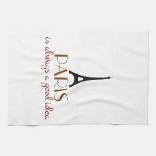 Parijs is altijd een goed idee theedoek