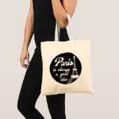 Parijs is altijd een goed idee tote bag (Voorkant (product))