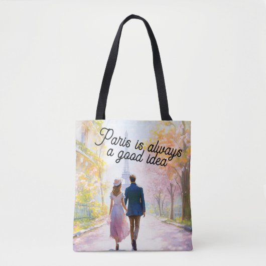 Parijs is altijd een goed idee tote bag (Voorkant)