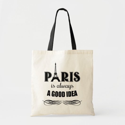 Parijs is altijd een goed idee tote bag (Voorkant)