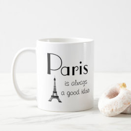 Parijs is altijd een goede Mok voor witte koffie