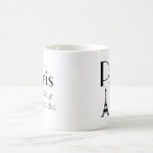 Parijs is altijd een goede Mok voor witte koffie (Center)