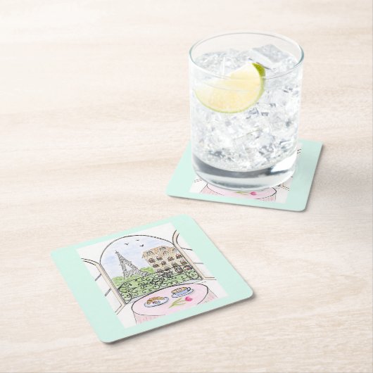 Parijs is een goed idee kartonnen onderzetters (Insitu)