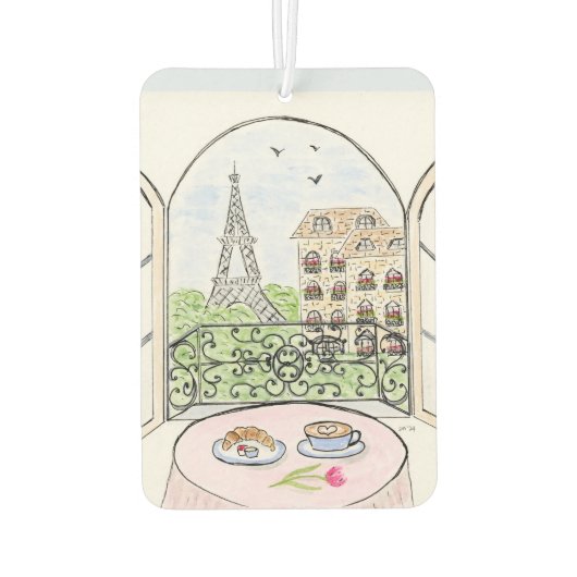 Parijs is een goed idee luchtverfrisser (Achterkant)