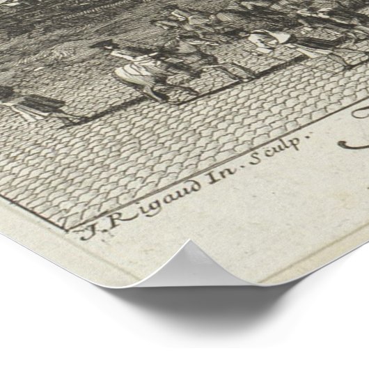 Parijs - Jacques Rigaud Poster (Hoek)