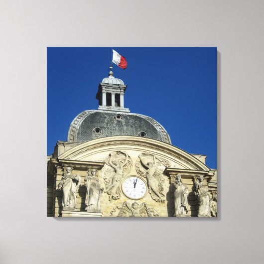 Parijs - Jardin de Luxembourg Canvas Afdruk (Voorkant)