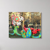 Parijs - Jardin de Tuilleries Canvas Afdruk (Voorkant)