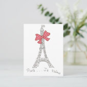 Parijs...je t'aime briefkaart (Staand voorkant)