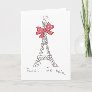 Parijs...je t'aime kaart