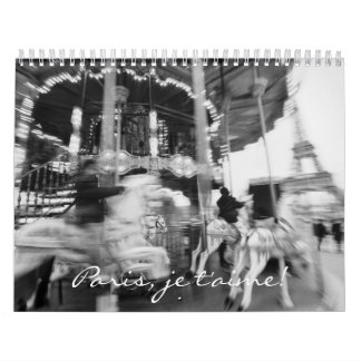 Parijs, je t'aime. kalender