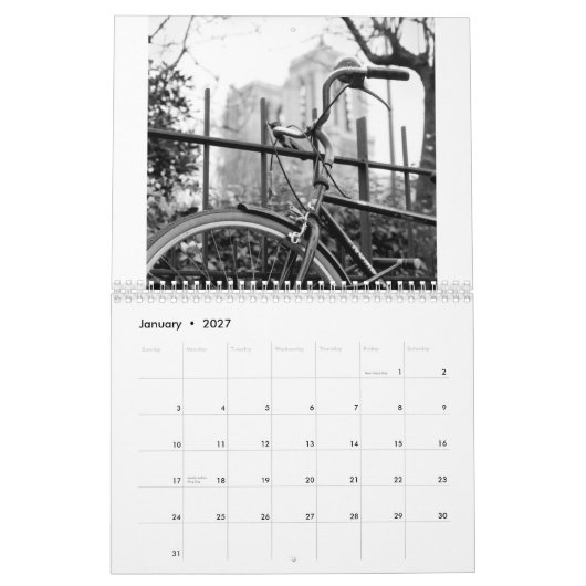 Parijs, je t'aime. kalender (Jan 2027)