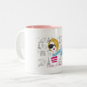 Parijs, je t'aime..... tweekleurige koffiemok (Voorkant links)