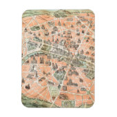  Parijs Kaart Flexibele Magneet (Verticaal)