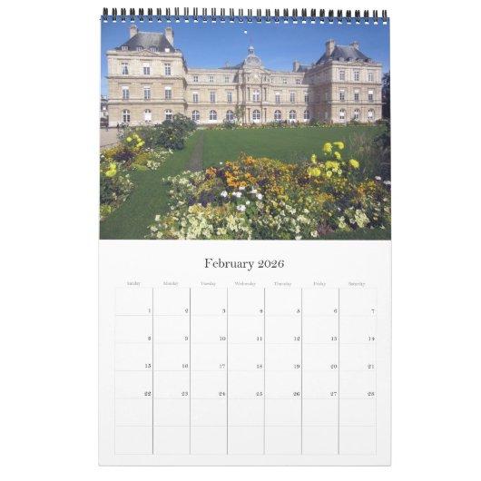 parijs kalender (Feb 2026)