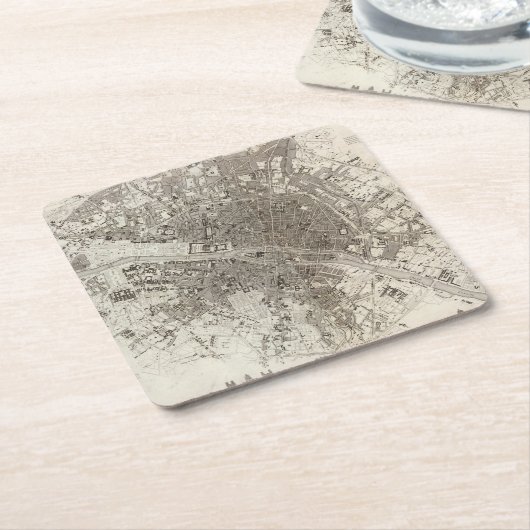 Parijs Kartonnen Onderzetters (Schuin)