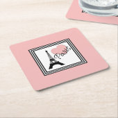 Parijs Kartonnen Onderzetters (Schuin)