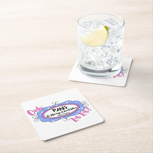 "Parijs" Kartonnen Onderzetters (Insitu)
