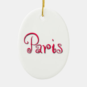 Parijs Keramisch Ornament