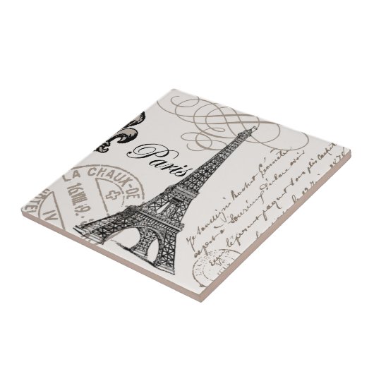  Parijs...keramisch tegels Tegeltje (Zijkant)