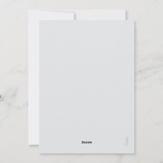 Parijs Kerstmis Feestdagenkaart (Achterkant)