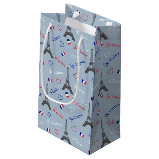 Parijs Klein Cadeauzakje (Achterkant Gekanteld)