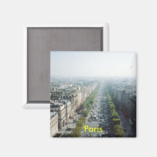 Parijs koelkast magneet (Voorkant / Achterkant)
