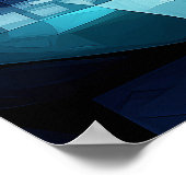 Parijs kubistische dromen - moderne geometrische s poster (Hoek)